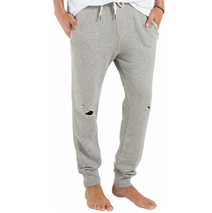 Pantalons de survêtement décontractés pour hommes de haute qualité OEM, 100% coton, effet délavé, respirants, anti-froissage, imperméables, fermeture à cordon, pas cher - Product Image 5