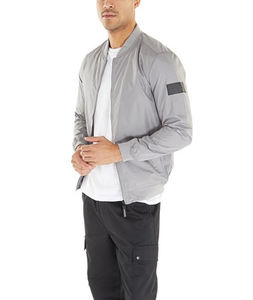 Service OEM, veste bomber en toile pour homme, de haute qualité, personnalisée, nouvelle mode, veste d'hiver, style streetwear, imperméable - Product Image 4