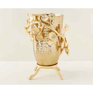 Bol martelé en laiton de taille longue avec artisanat décoratif de table poli brillant pour la cuisine et logo personnalisé disponible - Product Image 1