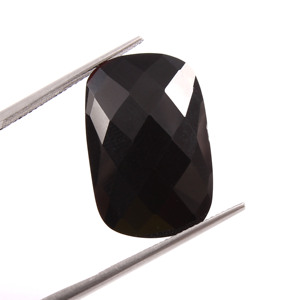 Cojín de ónix negro Natural de alta calidad, tablero de cuadros, piedras preciosas sueltas, calidad AAA a precio mayorista para la fabricación de joyas - Product Image 2