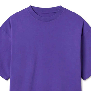 Stylish Comfortable Relaxed Fit Loose <b>Fleece</b> T-<b>Shirt</b> for <b>Men</b> Women 100% Cotton Customizable for Streetwear Activewear - Product Image 4