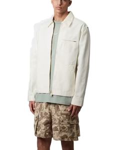 Veste en jean lourde pour homme sur mesure, style vintage, effet usé, veste de travail, veste de camionneur, veste bomber, coupe ample pour le printemps - Product Image 3