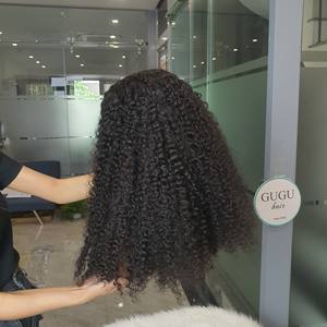 วิกผมคนชาวพม่าแบบไม่พันกันผมปลอมฐานลูกไม้สีธรรมชาติขนาด22นิ้ว - Product Image 2