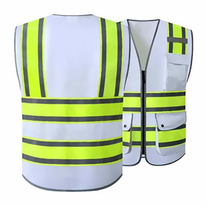 Reflective Safety Clothing S-5XL Sleeved Construction Jacket Strip Hi Vis Work Security Safety Vest - Product Image 2