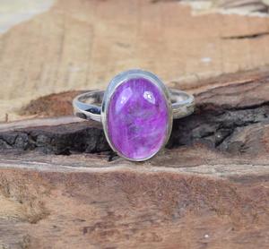 แหวนแต่งงานทำด้วยมือสีเงิน925สง่างามทรงไข่ตัดเพชรสวยงามสีชมพูมูนสโตนของขวัญเครื่องประดับสุดพิเศษสำหรับ - Product Image 2