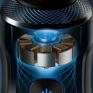 Afeitadora Eléctrica Inteligente para Uso en Seco y Húmedo con Cuchillas Triples y Dobles, Resistente al Agua IPX7, Cuchillas Rotatorias y de Lámina de Repuesto - Product Image 2