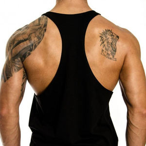 เสื้อกล้ามออกกำลังกายแขนกุดแห้งเร็วของผู้ชายเสื้อเทรนนิ่งสำหรับเล่นกีฬาวิ่งฟิตเนส - Product Image 6