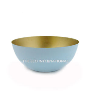 Plats et assiettes en ardoise gravée plaquée or Bol décoratif en aluminium Métal Classique Bol à fruits de bonne qualité - Product Image 4