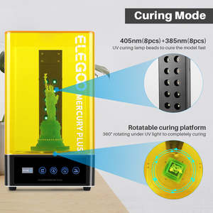 ELEGOO Mercury Plus 2 en 1 V1.0 Accesorio para Impresora 3D, Estación de Lavado y Curado de Alta Eficiencia - Product Image 6