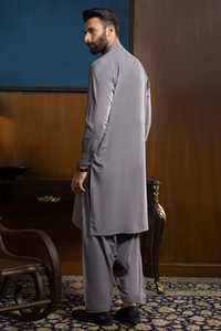 Nouveau Salwar Kameez en Soie Georgette Brodé pour Hommes, Idéal pour les Mariages et les Soirées, Design Ethnique Moderne, Matériaux Soie et Rayonne - Product Image 4