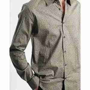 Camicia fantasia da uomo Slim Fit a maniche lunghe - Product Image 2