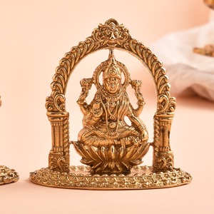 พระพิฆเนศทองเหลืองงดงามของตกแต่งบ้านทางศาสนาทำด้วยมือด้วยเทคนิคการหล่อ - Product Image 1