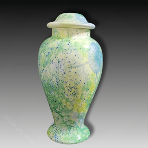 Modern Butterfly Design <b>Large</b> Metal Cremation <b>Urn</b> for Adult Female Ashes Handmade Tabletop Vase Memorial <b>Urn</b> for Women - Product Image 1