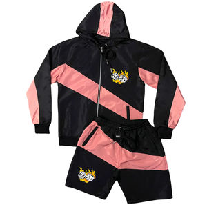 Conjunto Deportivo con Capucha para Hombre, Marca de Primera Calidad, 2025, Cortavientos, Personalizable, Impermeable, con Cremallera Frontal, 100% Sólido - Product Image 5