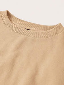 เสื้อสเวตเตอร์ตัวสั้นสำหรับผู้หญิงเสื้อสเวตเชิ้ตแขนยาวแบบสั่งตัด - Product Image 2