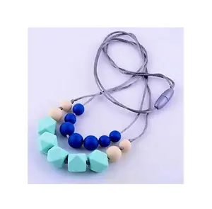 <b>Gold</b> Adjustable Chain Classic Anniversary <b>Necklace</b> for Women with Resin Acrylic <b>Pearl</b> Acrylic Oval Links Chunky Statement Design - Product Image 3