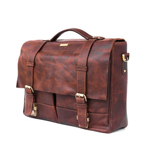 Sacs à Ordinateur Portables en Cuir Modernes et Élégants pour les Voyages, les Déplacements Professionnels et le Travail de Bureau avec Sangle d'Épaule Confortable Service OEM - Product Image 2