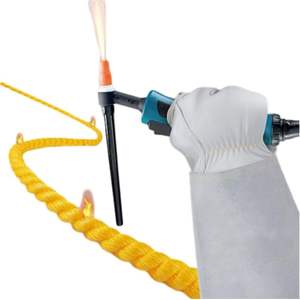 ถุงมือหนังสีน้ำตาลแบบย้อนยุค TIG MiG สำหรับโรงงานผลิตหนังวัวแยกชิ้น - Product Image 3