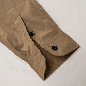 เสื้อคาร์โก้สำหรับผู้ชายวัสดุคอตตอน100% ปกเสื้อขนาดพิเศษสำหรับออกแบบโลโก้แบรนด์ของคุณเอง - Product Image 4