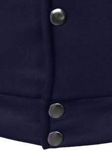 Chaqueta de invierno de alta calidad, chaqueta universitaria con mangas de cuero PU para hombre, bordado de letras, chaqueta de béisbol universitaria personalizada para hombre - Product Image 4