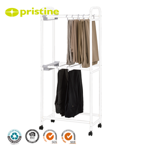 Fabricant de meubles de rangement ménagers, articles ménagers, support de rangement pour vêtements de buanderie, support de suspension pour pantalons, vente en gros, Taiwan, fer TW - Product Image 3