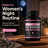 Capsules brûle-graisses nocturnes à action rapide pour la perte de poids, en gros, en stock, OEM, marque privée, pour femmes adultes uniquement