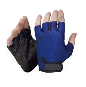 Medio dedo LICRA guantes corte dedo para conducir motocicleta deportes ciclismo montar para móvil guantes de cuero de Pakistán - Product Image 4