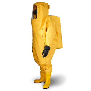 Combinaison chimique entièrement fermée pour utilisation avec SCBA, vente en gros - Product Image 1
