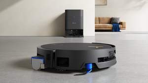 Robot Aspirador y Fregasuelos ECOVACS DEEBOT T30S con Autovaciado, 11000Pa, Tecnología ZeroTangle, Fregado de Bordes Adaptativo TruEdge, Fregado con Agua Caliente - Product Image 5