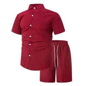 เสื้อโปโลคอปกแขนสั้นเสื้อลำลองชุดแฝดเสื้อคอโปโลถักโลโก้แบบกำหนดเองล่าสุด2025 - Product Image 5