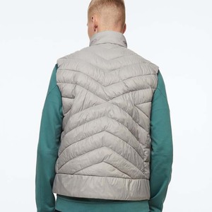 Winter Warm Windproof Casual Stand Collar Men's Clothing Cotton Puffer Vest Sleeveless <b>jacket</b> for men High Street Style Zip up - Product Image 5