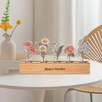 Lampe de nuit 3D en acrylique LED à télécommande, alimentée par courant continu, élégante décoration de table avec taille personnalisable