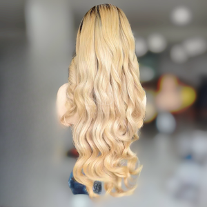 วิกผมมนุษย์สีบลอนด์100% เวียดนามยาวสำหรับผู้หญิงสีดำ - Product Image 4