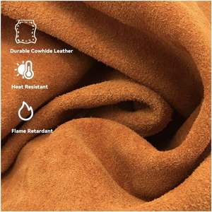 <b>Aprons</b> Fire and Water Proof Safety Clothing Cowhide <b>Leather</b> <b>Apron</b> Premium Quality Heavy-Duty Industrial Welding <b>Leather</b> Canvas - Product Image 4