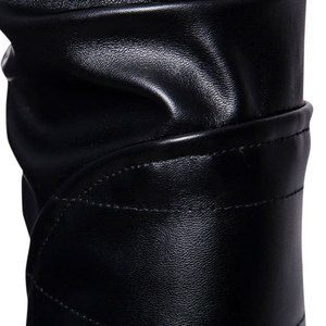 2024 Latest Design Men's High Street Casual <b>Winter</b> <b>Leather</b> <b>Jacket</b> Custom Logo Front Waterproof Reversible Hooded Eco-Friendly - Product Image 6