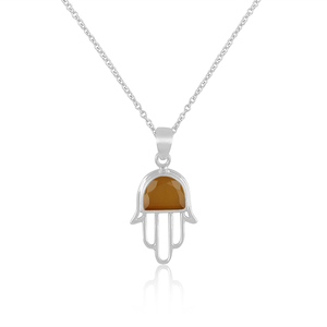 Nouvel arrivage Collier pendentif en calcédoine jaune naturelle en argent sterling fin avec pierres précieuses Fabricant de bijoux personnalisé - Product Image 2