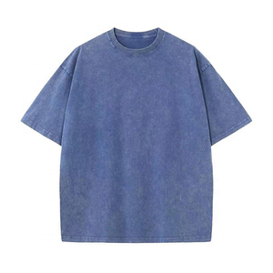 เสื้อยืดถักทรงโอเวอร์ไซส์ ล้างสีแบบแอซิด คุณภาพหรูหรา ผ้าฝ้าย 100% เนื้อผ้านุ่ม หนัก น้ำหนักมาก ทรงไหล่ตก - Product Image 6