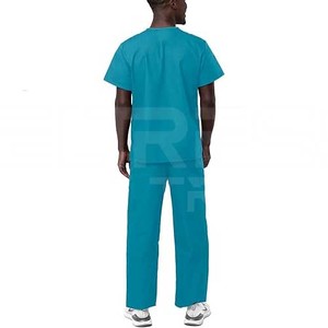 Uniformes confortables d'infirmière en Spandex en coton Conception unique Respirant Tissé Hôpital d'été Scrubs Vêtements médicaux doux - Product Image 2
