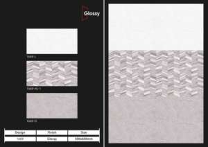 Azulejos cerámicos de pared de primera calidad de 300x600 mm para baño y cocina, acabado brillante, mate, con efecto de azúcar tallado, diseño de pared interior de lujo. - Product Image 5