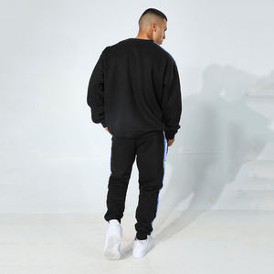 OEM Ecológico Transpirable Otoño Invierno Venta al por mayor de los hombres sudadera Jogger Street Wear Sweatsuit Conjuntos - Product Image 3
