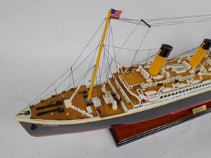 RMS OLYYM.PIC - <b>WOODEN</b> OCEANLINER <b>MODEL</b> HIGH QUALITY PRODUCT MADE in VIETNAM - Product Image 2