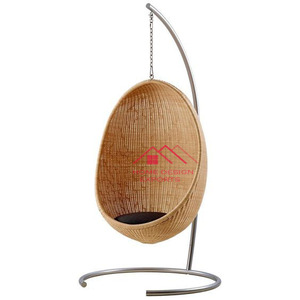 2024 Hot Selling Outdoor Morden Customizable Patio Seating <b>Garden</b> <b>Egg</b> <b>Swing</b> <b>Chair</b> with Stand Hanging <b>Chairs</b> - Product Image 4