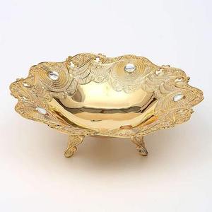 Tazón de chocolate de metal hecho a mano decorativo de diseñador para comedor, fiesta navideña, mesa central de exhibición dulce - Product Image 5