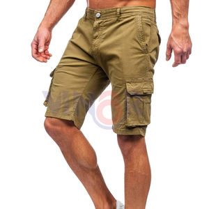 Al Aire Libre Multi bolsillos caqui Delgado hombres táctico Cargo corto secado rápido transpirable utilidad Cargo corto para hombres al por mayor - Product Image 1