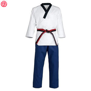 Uniforme de Taekwondo tendance et coloré, nouvelle mode, vente en gros, surdimensionné, personnalisez votre propre logo, 100% coton respirant - Product Image 5