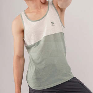 Camiseta sin mangas de entrenamiento para hombre de la mejor calidad, chaleco sin mangas de entrenamiento de gimnasio informal, diseño elegante, tejido de punto transpirable, capucha lavada - Product Image 5