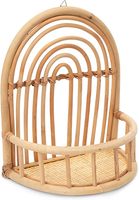 Natürliches Rattan-Eckregal zur Raumdekoration oder Wanddekoration im Wohnzimmer OEM Maßgefertigt Handgemacht in Vietnam Beste Wahl