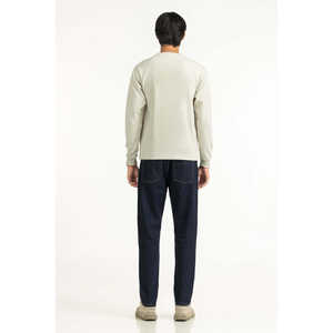 Camisetas de Manga Larga de Algodón/Fibra de Bambú Tejidas de Corte Regular Moon-Stark, Camisetas Sólidas con Estilo, Etiqueta Personalizada MN-TS-WS25-038 - Product Image 5