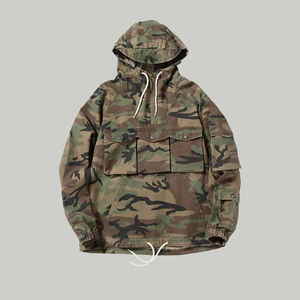 Hiver 100% coton mélangé Hoodie pour hommes New Solid Color Hoodie Outdoors Camping Hunting Jacket Men's Sports Camo Hoodies - Product Image 2
