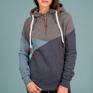 Sweat-shirts et pulls à capuche en coton lourd en gros, logo personnalisé, impression par transfert thermique, impression en relief, pour femmes - Product Image 4